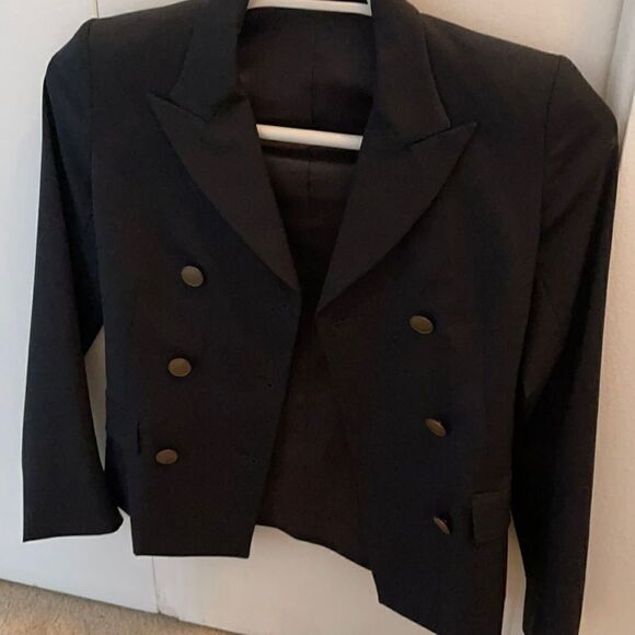 Theory Very Dark Navy 00 Like New Blazer